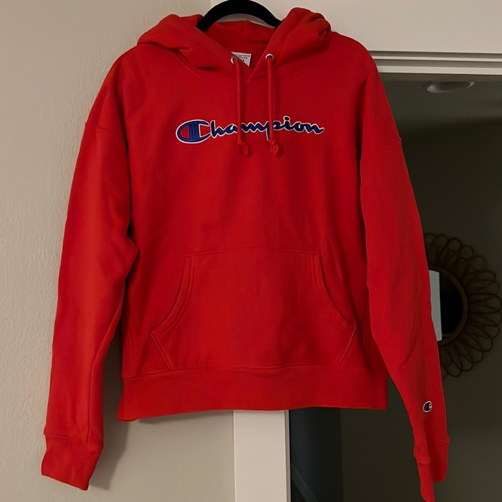 Women’s X-large red Champion sweatshirt
